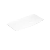 Bathroom inspiration with custom purple cabinets featuring elegant grooves, stylish countertop with a vessel sink, large mirror with brass edge, tiles and walls in purple shades create a romantic and feminine look