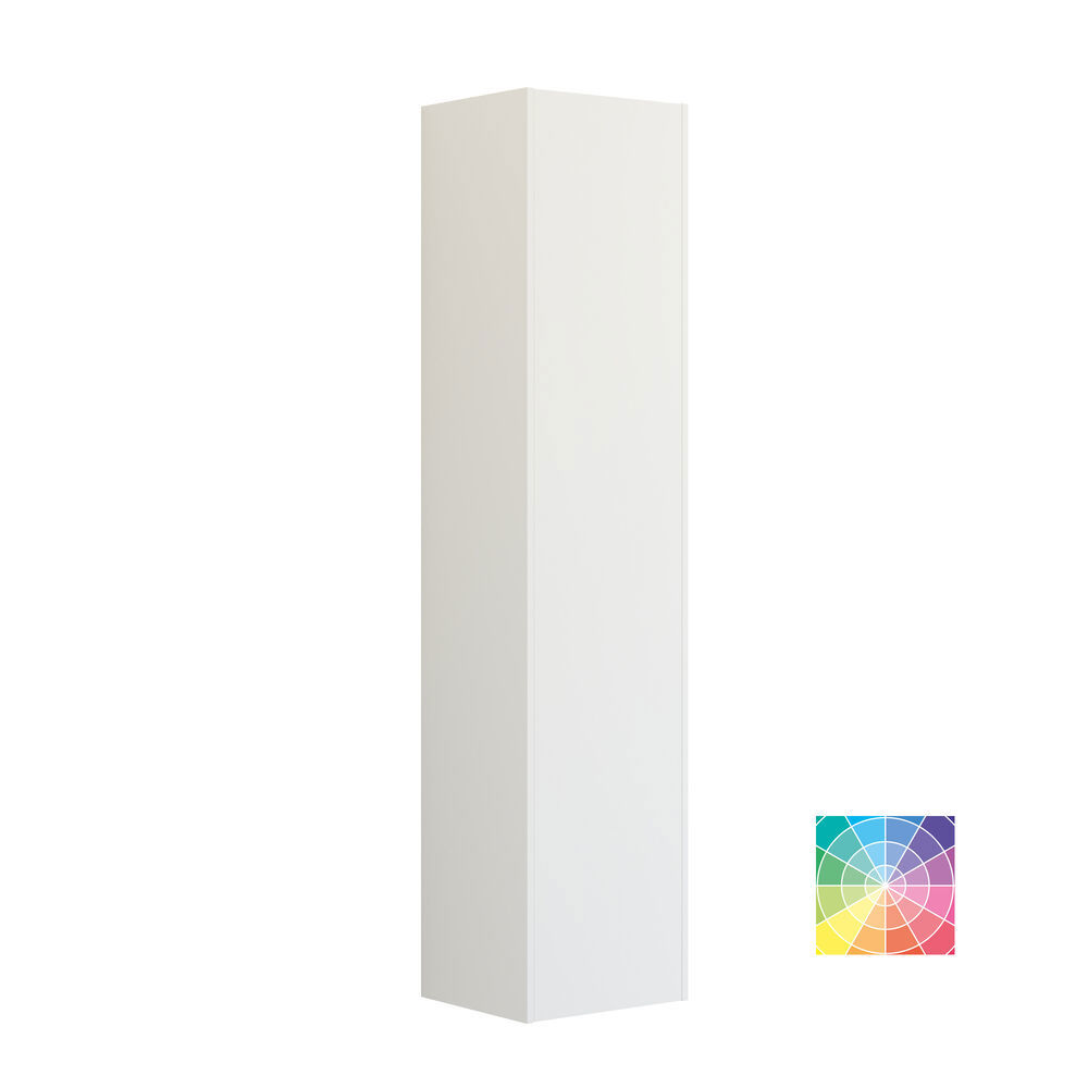 Large bathroom inspiration in Nordic style with bathroom furniture in light blue colour and wooden countertop with elegant countertop basin, herringbone wooden floor creating a bright and classic style