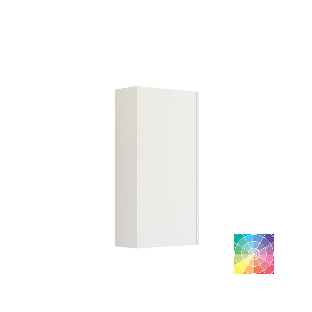 Large bathroom inspiration in Nordic style with bathroom furniture in light blue colour and wooden countertop with elegant countertop basin, herringbone wooden floor creating a bright and classic style