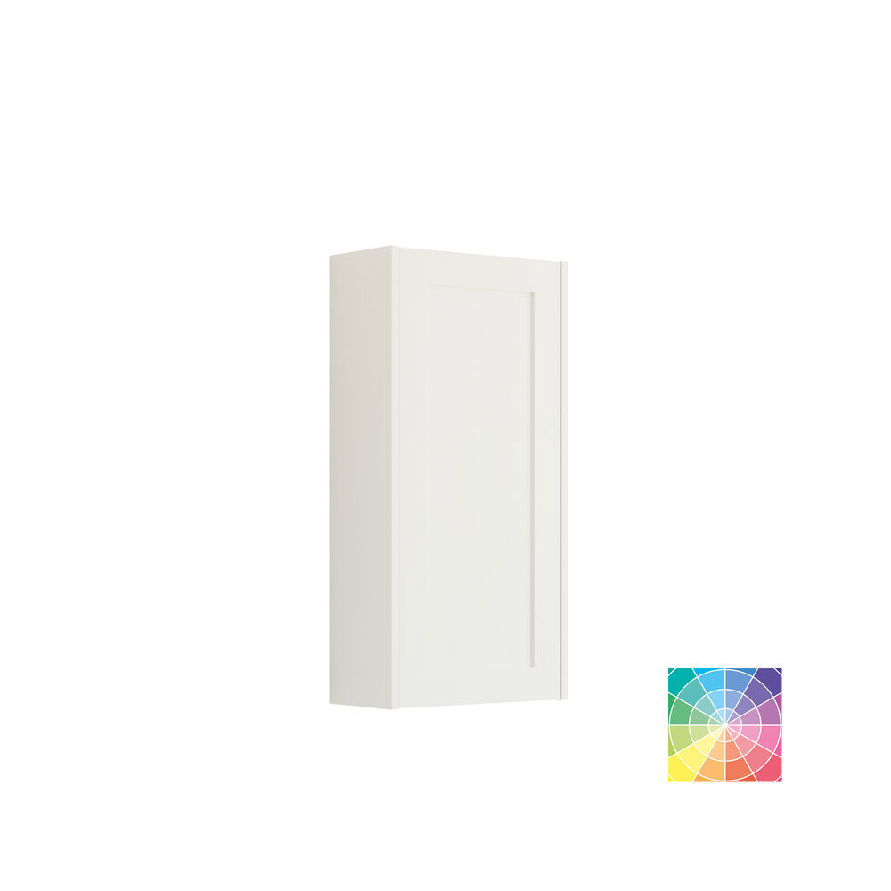 Large bathroom in green colors with vanity unit, brass framed oval mirror and beautiful framed doors