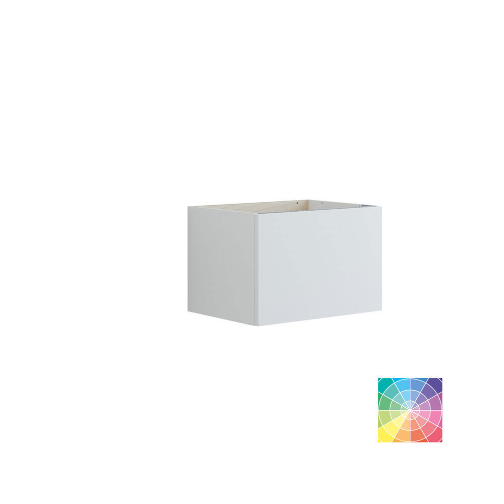 Raw and modern bathroom in an urban style. Beautiful vanity units and black framed round mirrors