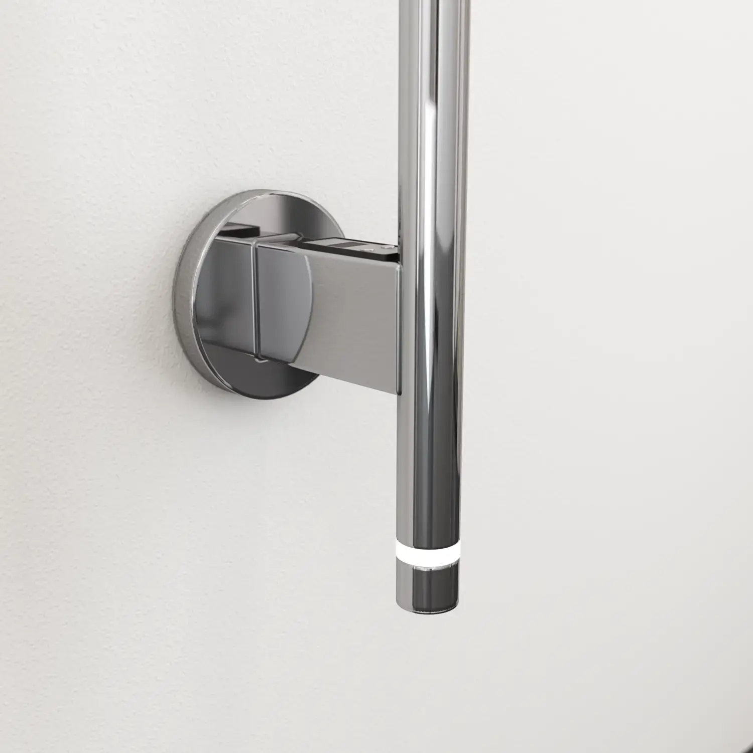 Bathroom inspiration with an electric towel warmer that leaves your towels wonderfully warm, making the bathroom experience exclusive.